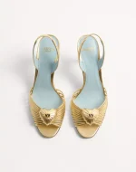 Valentino Royal Sandal In Laminated Nappa Leather 85Mm - Image 5